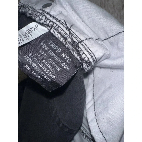 Tripp NYC Daang Goodman Skinny Jeans Women's Sz 20 Rave Goth Punk Black White - Picture 10 of 16